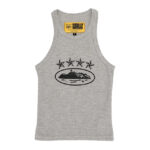 Corteiz 4Starz Alcatraz Damen Tank Top Grau