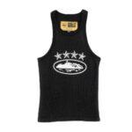 Corteiz 4Starz Alcatraz Damen Tank Top Schwarz