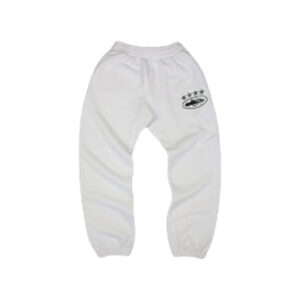 Corteiz 4Starz Alcatraz Jogginghose Weiß
