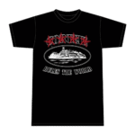 Corteiz 4Starz Alcatraz T-Shirt Schwarz