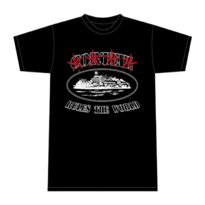 Corteiz 4Starz Alcatraz T-Shirt Schwarz