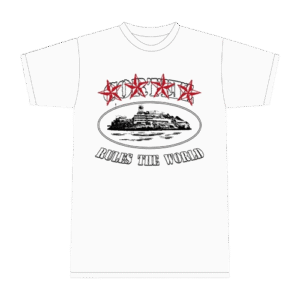 Corteiz 4Starz Alcatraz T-Shirt Weiß