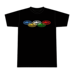 Corteiz Alcatraz Olympia-T-Shirt Schwarz