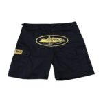 Corteiz Frühlingsshorts Schwarz Gelb