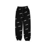 Corteiz Jogginghose mit Allover Print Schwarz