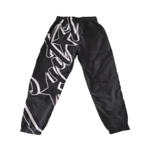 Corteiz Jogginghose mit großem Logo Schwarz