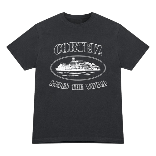 Corteiz OG Alcatraz T-Shirt Schwarz Corteiz OG Alcatraz T-Shirt Schwarz