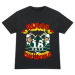 Corteiz Rtw Baseball-T-Shirt Schwarz