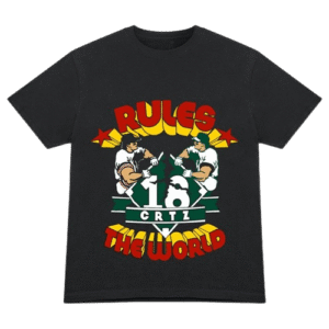 Corteiz Rtw Baseball-T-Shirt Schwarz