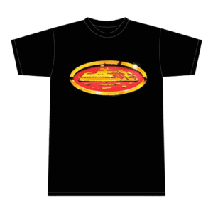 Corteiz Shiny Alcatraz T-Shirt Schwarz