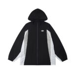 Corteiz V2 Schwarze Übergangsjacke
