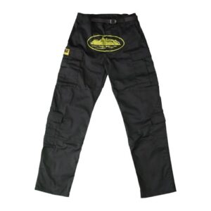 Corteiz Yella Guerillaz Cargos Schwarz Gelb