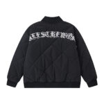 Schwarze Gesteppte Corteiz Jacke